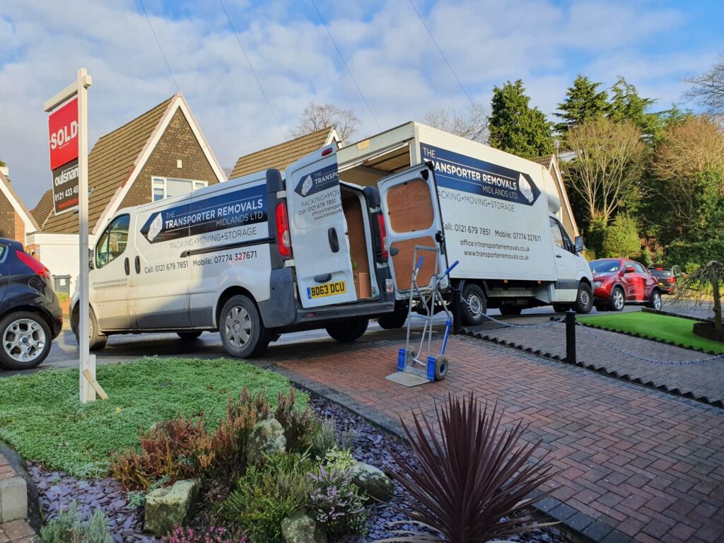 The Transporter Removals, completing a house removal job